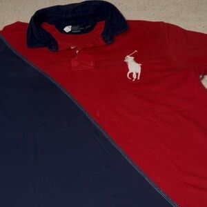Polo by Ralph Lauren Red and Blue Shirt
